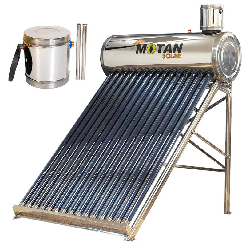 Poza Pachet panouri solare Motan Solar cu 15 tuburi vidate cu boiler din inox 150 litri si rezervor flotor 5 litri. Poza 24311
