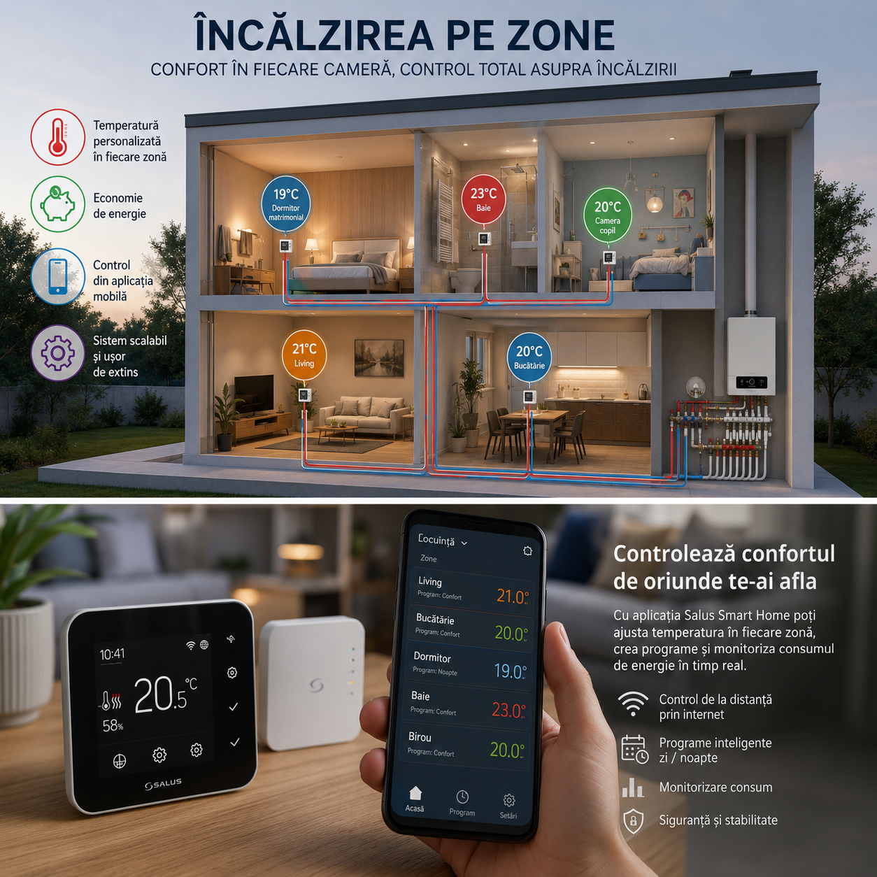 incalzire individuala camere