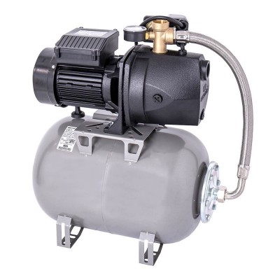 Poza Hidrofor cu pompa autoamorsanta, fonta, putere 1000 W, debit 4380 l/h, inaltime refulare 47 m, vas de expansiune 24 l. Poza 17777