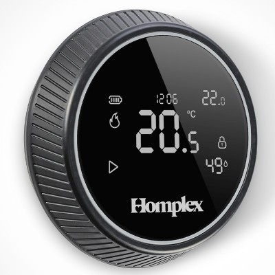 Poza Termostat ambiental programabil inteligent Homplex NX1, wireless, control prin internet - NEGRU. Poza 20274