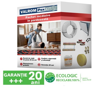 Poza Pachet complet de incalzire in pardoseala VALROM PEXKIT Eco - 80 MP cu automatizare. Poza 23606