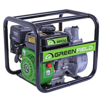 Poza Motopompa de apa curata, pe benzina fara plumb, cu motor termic, Greenfield MPG50, 7 CP, 700 l/min. Poza 23874
