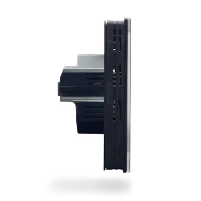 Poza Termostat programabil cu fir pentru incalzire in pardoseala Homplex 922 Wi-Fi Negru, montaj in doza. Poza 24762