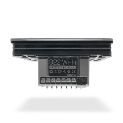 Poza Termostat programabil cu fir pentru incalzire in pardoseala Homplex 922 Wi-Fi Negru, montaj in doza. Poza 24763