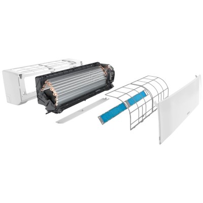 Poza Aparat aer conditionat Hitachi airHome 600, Inverter, 7000 BTU, control WiFi, Frostwash, SmartEco, clasa energetica A+++/A++. Poza 24905