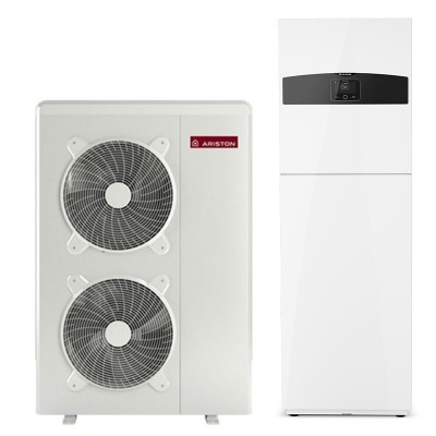 Poza Pompa de caldura split pentru incalzire, racire si apa calda menajera cu boiler integrat Ariston Nimbus Compact 120 S NET R32 - 12kW. Poza 26341