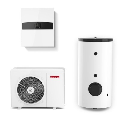 Poza Pompa de caldura monobloc pentru incalzire si racire Ariston Nimbus Flex 50 M NET R32 - 5kW cu boiler indirect 200L. Poza 26412