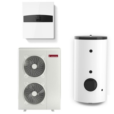 Poza Pompa de caldura monobloc pentru incalzire si racire Ariston Nimbus Flex 120 M NET R32 - 8kW cu boiler indirect 200L. Poza 26425