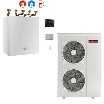 Poza Pompa de caldura monobloc hibrid pentru incalzire si racire Ariston Nimbus M Hybrid 120 NET R32 - 12kW. Poza 27128