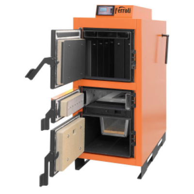 Poza Centrala pe lemne cu gazeificare Ferroli CGF Pro 22 kW. Poza 28016