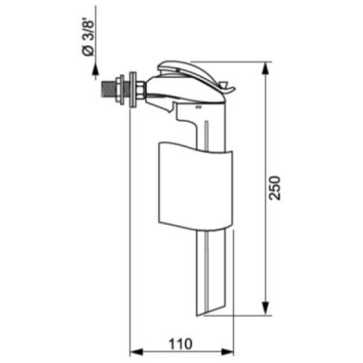 Poza Robinet flotor cu servo-valva Wirquin F90