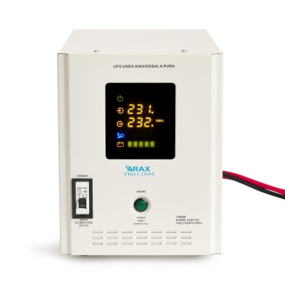 Poza Sursa neintreruptibila UPS Arax PRO 1700E 1200W, Sinus Pur, Acumulator Extern. Poza 30989