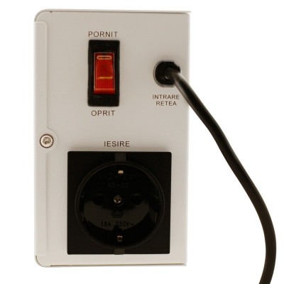 Poza Stabilizator tensiune cu releu slim, Arax SPHR, Ecran LED, Montare Pe Perete 1000VA 600W. Poza 31009