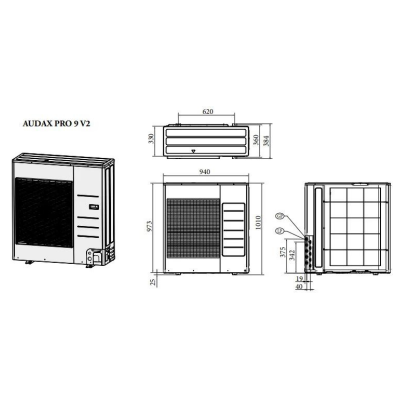 Poza Pompa de caldura 9 kW Immergas Magis Combo 9 Plus V2, hibrid, monofazata, numai incalzire cu centrala termica 24 kW. Poza 32468