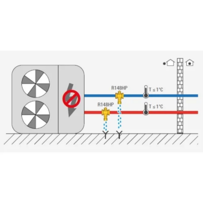 Poza Supapa protectie anti-inghet Giacomini pentru pompe de caldura DN 1 1/4'. Poza 32704