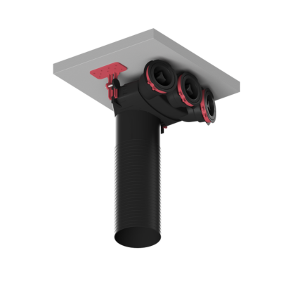 Poza Plenum ventilatie Heatpex Aria Connect, diametru 75mm x 3 porturi si port terminal 125mm. Poza 32722