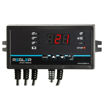 Poza Controler centrala Regler RC-36v1, comanda pompa si ventilator, conexiune termostat. Poza 33061