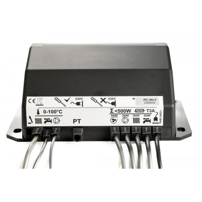 Poza Controler centrala pe lemne/cabune REGLER RC 46v1, control pompa si ventilator. Poza 33214