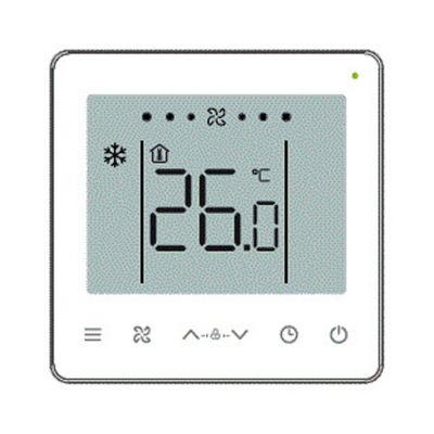 Poza Termostat cu display pentru ventiloconvector Ferroli Jolly TOP-3V VM. Poza 33628