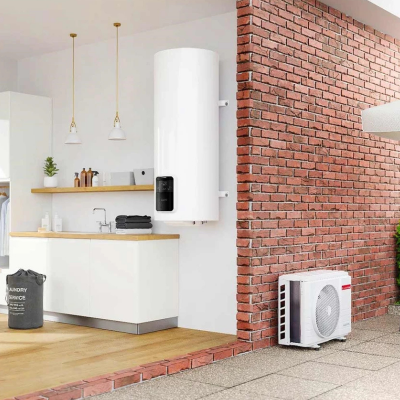 Poza Boiler cu pompa de caldura pentru apa calda menajera Nuos Split Inverter WIFI 150 litri. Poza 33633