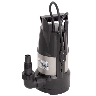Poza Pompa submersibila din plastic Wasserkonig SPEC9208, particule max. 5 mm, putere 750 W, debit 12500 l/h, H refulare 8.5 m, carcasa motor inox, senzori electronici de nivel. Poza 33833