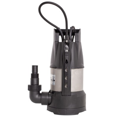 Poza Pompa submersibila din plastic Wasserkonig SPEC9208, particule max. 5 mm, putere 750 W, debit 12500 l/h, H refulare 8.5 m, carcasa motor inox, senzori electronici de nivel. Poza 33837