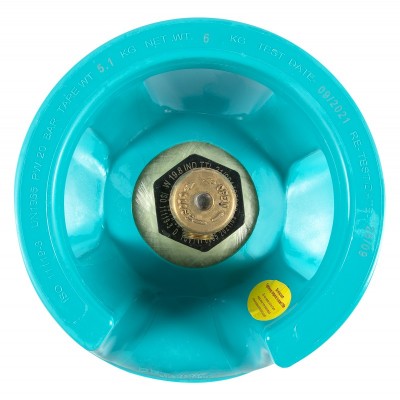 Poza Butelie gaz compozit reincarcabila 6kg/14L Detoolz DZ-CB103, compozit - nu se livreaza incarcata cu gaz. Poza 35168