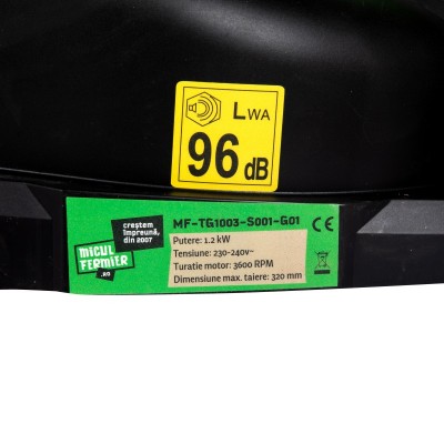Poza Masina de tuns gazon Micul Fermier MF-TG1003-S001-G01, 1200W, latime de taiere 32cm, colector 30L. Poza 35341