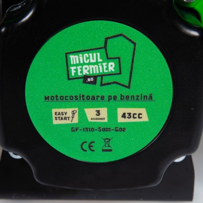 Poza Motocoasa pe benzina Micul Fermier GF-1310-S001-G02, 3.4CP, 43 CC cu 3 accesorii si pornire rapida. Poza 35550