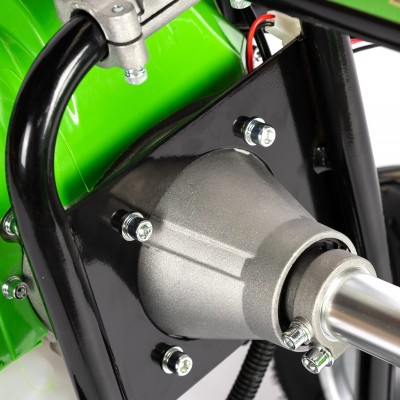 Poza Motocoasa pe benzina cu roti Micul Fermier MF-MC1004-S001-G01, 4CP, 52 CC cu 4 accesorii si pornire rapida. Poza 35618