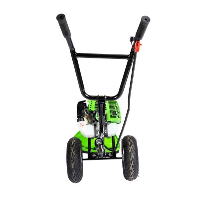 Poza Motocoasa pe benzina cu roti Micul Fermier MF-MC1004-S001-G01, 4CP, 52 CC cu 4 accesorii si pornire rapida. Poza 35628