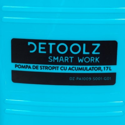 Poza Pompa de stropit cu acumulator, Detoolz DZ-PA1009-S001-G01, volum 17 litri. Poza 35958