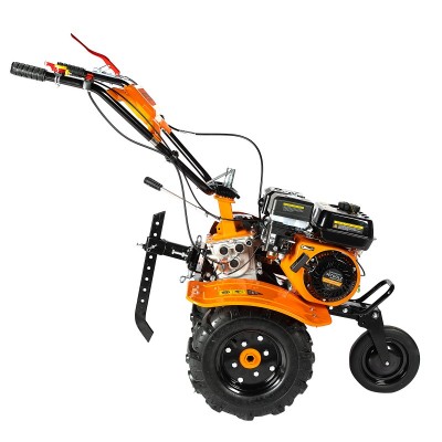 Poza Motocultor Detoolz DZ-M122-S001-G02, 8CP, 212CC, benzina 4T, 1 viteza, 3 viteze, pornire manuala, cu roti. Poza 36581