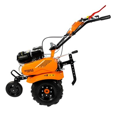 Poza Motocultor Detoolz DZ-M122-S001-G02, 8CP, 212CC, benzina 4T, 1 viteza, 3 viteze, pornire manuala, cu roti. Poza 36588