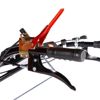 Poza Motocultor Detoolz DZ-MT1004-S001-G01, 8.5CP, 212CC, benzina 4T, 4 viteze, pornire manuala, cu roti. Poza 36716