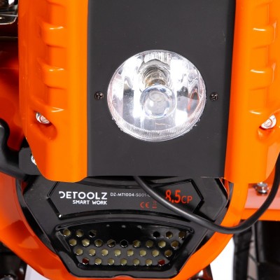 Poza Motocultor Detoolz DZ-MT1004-S001-G01, 8.5CP, 212CC, benzina 4T, 4 viteze, pornire manuala, cu roti. Poza 36724