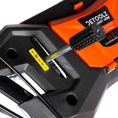 Poza Motocultor Detoolz DZ-MT1004-S001-G01, 8.5CP, 212CC, benzina 4T, 4 viteze, pornire manuala, cu roti. Poza 36725