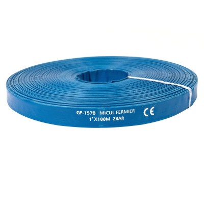 Poza Furtun apa refulare Flat PVC 1 tol pentru apa 100m Micul Fermier GF-1570. Poza 37242