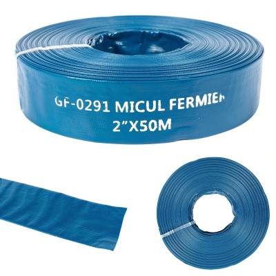 Poza Furtun apa refulare Flat PVC 2 toli pentru apa 50m Micul Fermier GF-0291. Poza 37267