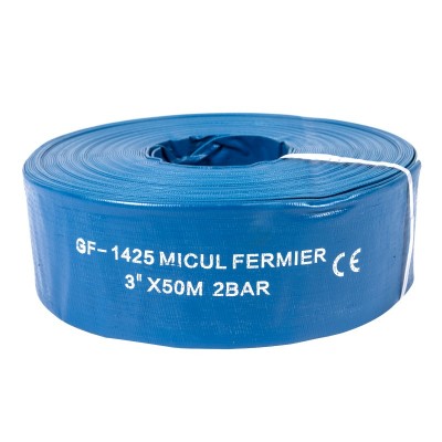 Poza Furtun apa refulare Flat PVC 3 toli pentru apa 50m Micul Fermier GF-1425. Poza 37278