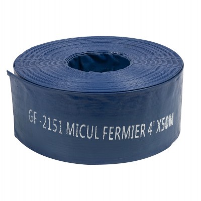 Poza Furtun apa refulare Flat PVC 4 toli pentru apa 50m Micul Fermier GF-2151. Poza 37287