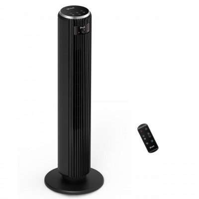 Poza Ventilator turn Levoit LTFF361KEUR, 92cm, 5 viteze, 4 moduri de functionare, foarte silentios, telecomanda, negru. Poza 38547