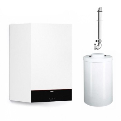 Poza Viessmann Vitodens 100 W B1HF, Z022917, 32 kW, cu boiler monovalent pentru apa calda menajera de Vitocell 200 litri. Poza 25186