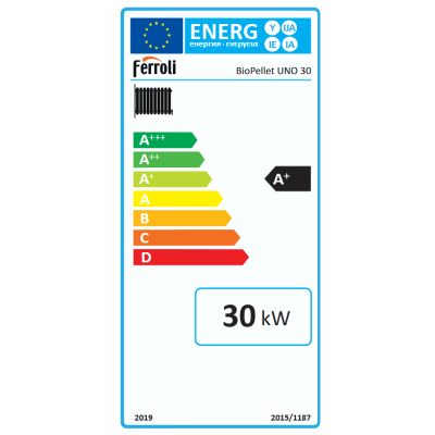 Poza Centrala termica pe peleti Ferroli Biopellet Uno 30 kW. Poza 39174