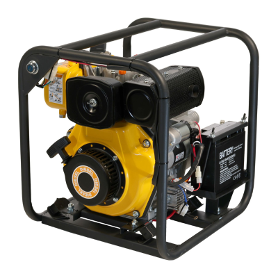 Poza Motopompa 2 toli ProGARDEN PD20E, maxim 56 mc/ora, inaltime refulare 15 m, diesel, putere 4.5 cp, pornire electrica. Poza 39700