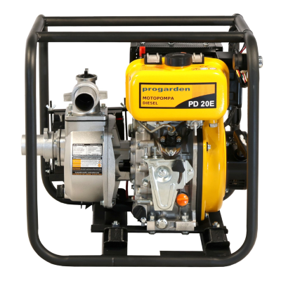 Poza Motopompa 2 toli ProGARDEN PD20E, maxim 56 mc/ora, inaltime refulare 15 m, diesel, putere 4.5 cp, pornire electrica. Poza 39702