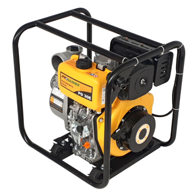 Poza Motopompa 3 toli ProGARDEN PD30E, maxim 30 mc/ora, inaltime refulare 13 m, diesel, putere 5.4 cp, pornire electrica. Poza 39715