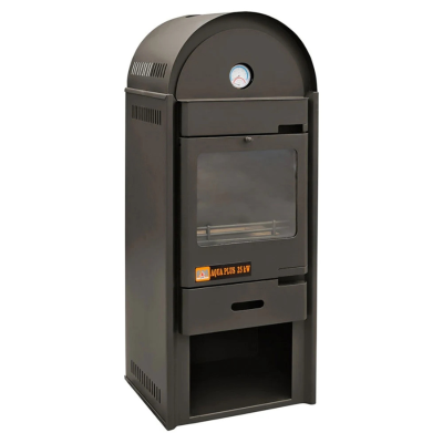 Poza Termosemineu combustibil solid Miklos Steel Aqua Plus 25 kW. Poza 39779