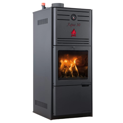Poza Termosemineu combustibil solid Miklos Steel Aqua Premium 30 kW. Poza 39787