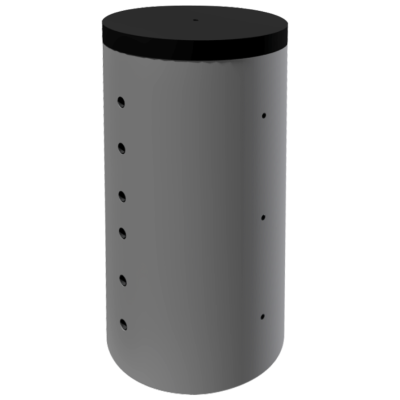 Poza Puffer pentru incalzire fara serpentina Miklos Steel 750 litri. Poza 40186
